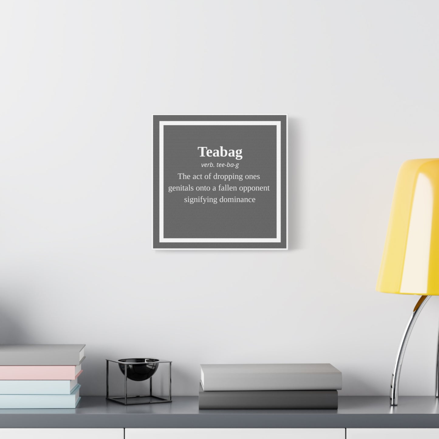 Teabag Wall Art