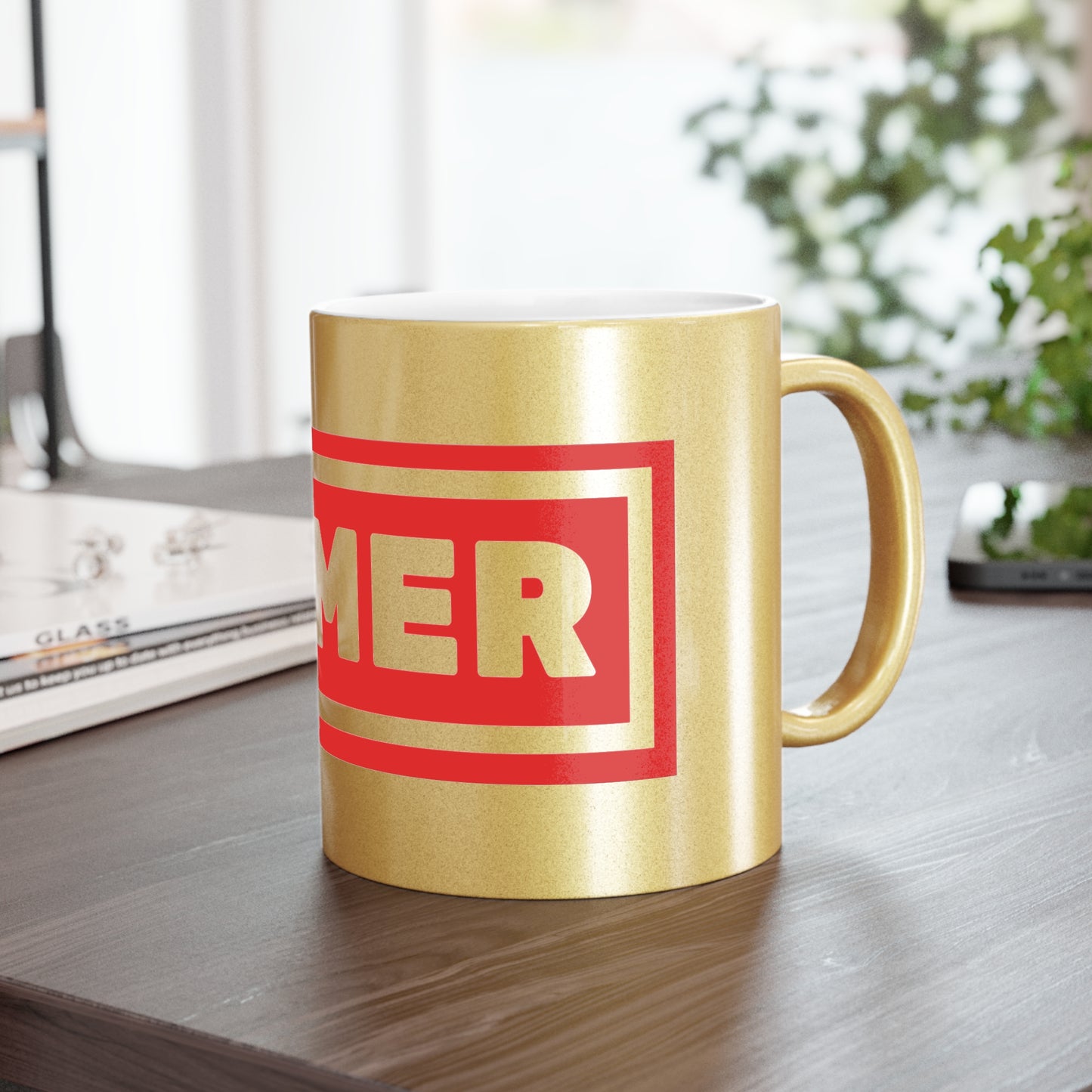 Game On Metallic Mug