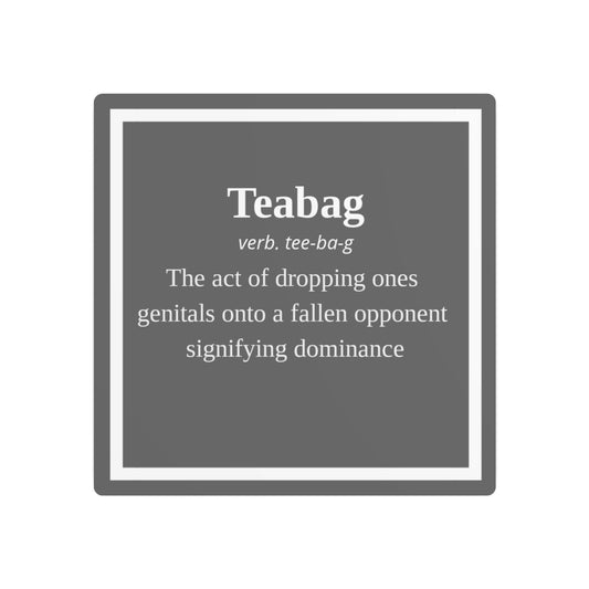 Teabag sign
