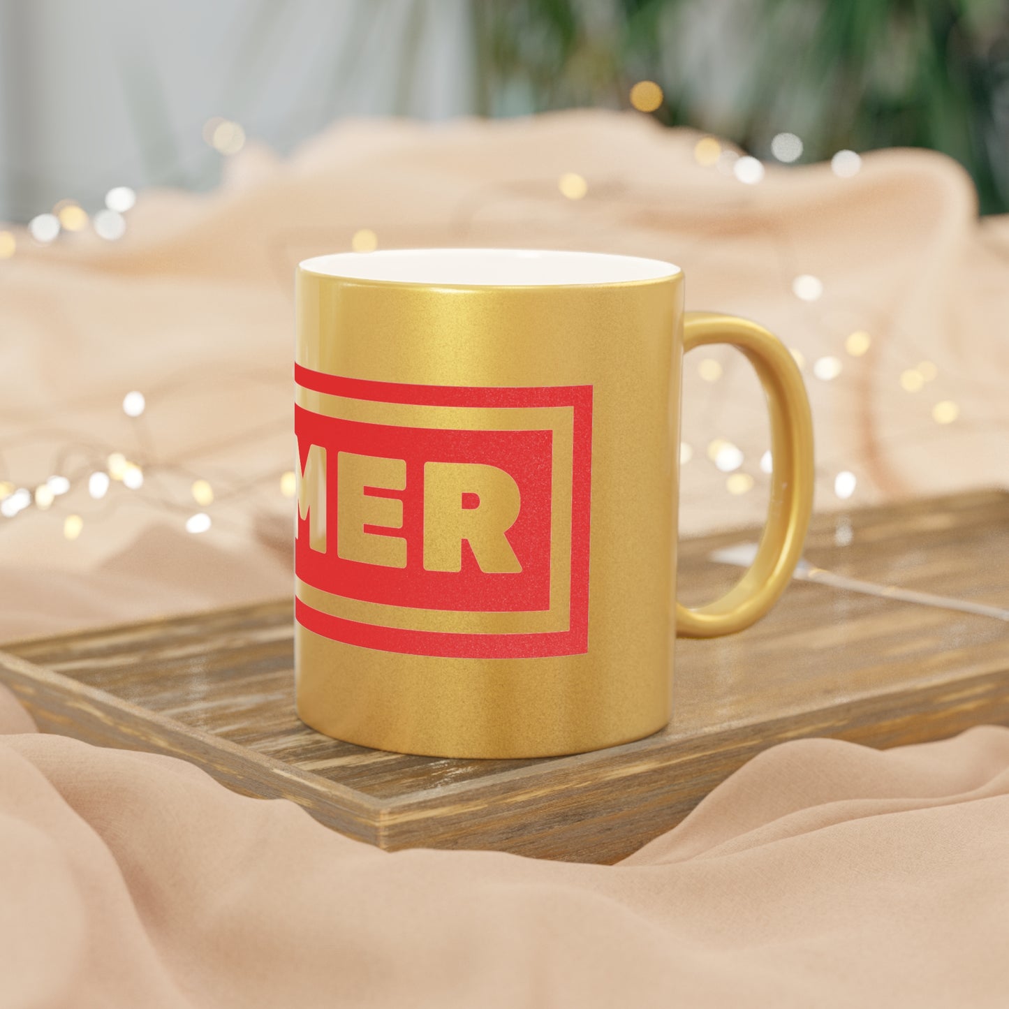 Game On Metallic Mug