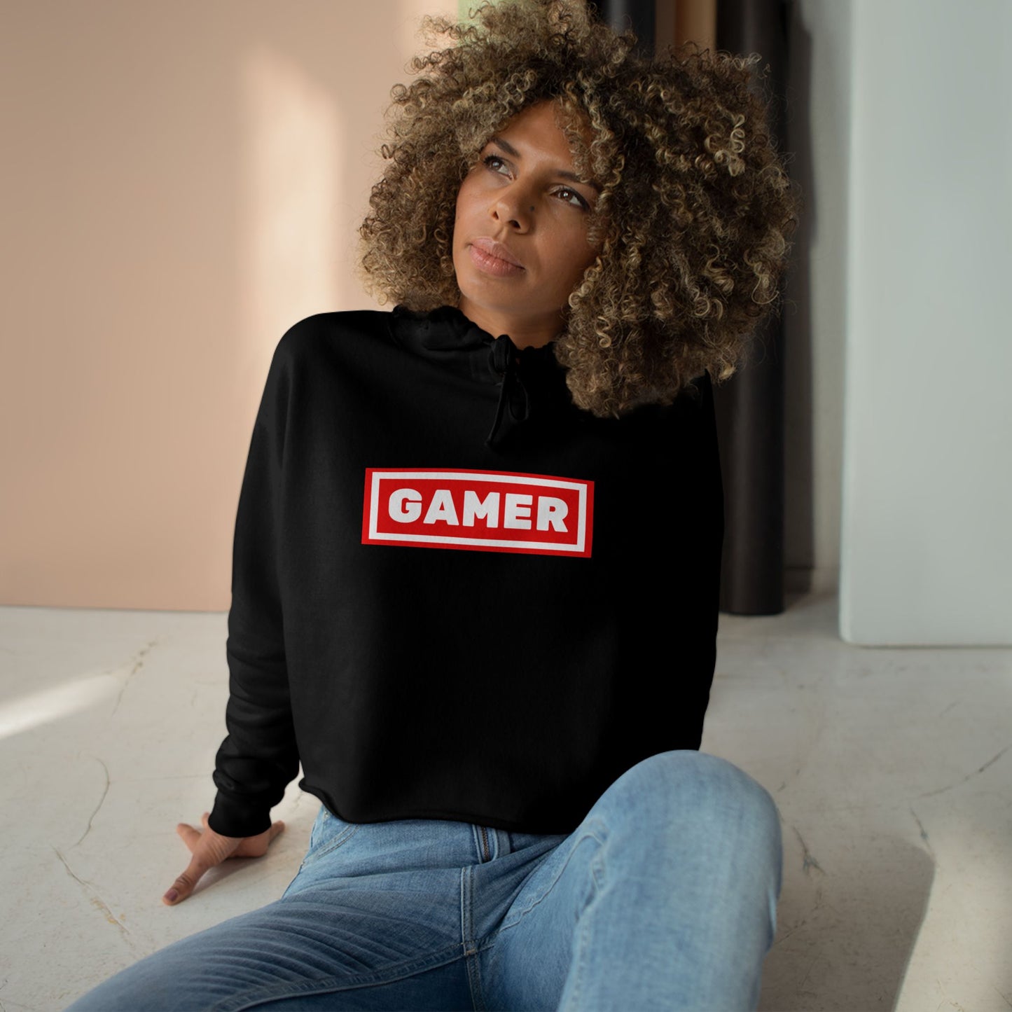 Gamer Crop Hoodie